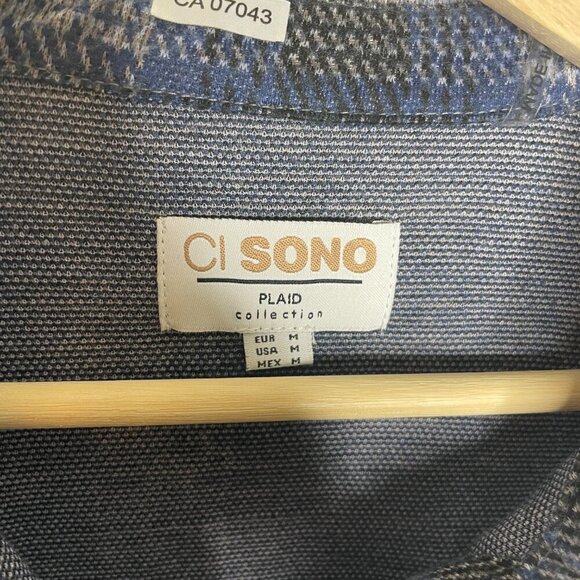 🍂🍁 Ci Sono Plaid Long Sleeve Button Down MEDIUM - Picture 5 of 10